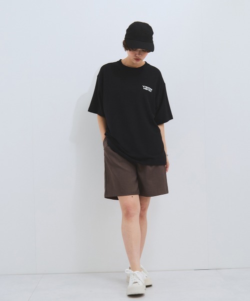 VICKY(ビッキー)の「【VISION STREET WARE】HY-TECHロゴプリントTシャツ≪洗濯機で洗える≫(Tシャツ/カットソー・レディース・ホワイト/ブラック・M)」の13枚目の写真