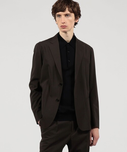 TOMORROWLAND （トゥモローランド）の「ウールナイロン シングルブレステッド 2Bジャケット V.B.CANONICO（テーラードジャケット・メンズ・ブラウン・XS/S/M/L）」の13枚目の写真