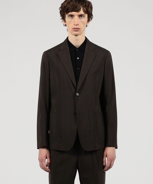 TOMORROWLAND （トゥモローランド）の「ウールナイロン シングルブレステッド 2Bジャケット V.B.CANONICO（テーラードジャケット・メンズ・ブラウン・XS/S/M/L）」の12枚目の写真