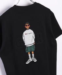 WESTSEA（ウエストシー）の「刺繍キャラ × 立体ロゴ バックデザイン 半袖Ｔ（Tシャツ/カットソー）」