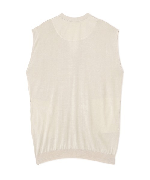 【タグ付き新品】ETRE TOKYO ニット Vネック ベスト SANTEシルクVネックニットベスト(F BEIGE): トップス │ ETRE