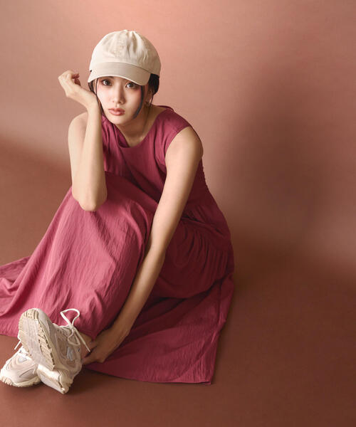 PROPORTION BODY DRESSING(プロポーションボディドレッシング)の「バックリボンティアードワンピース / 1215240610(ワンピース・レディース・ブラック/ホワイト系その他/ピンク・MEDIUM/P/S)」の8枚目の写真