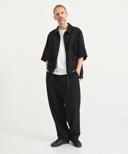 UJOH HOMME / ウジョーオム】別注Tape-Belt 1 Tuck PNT