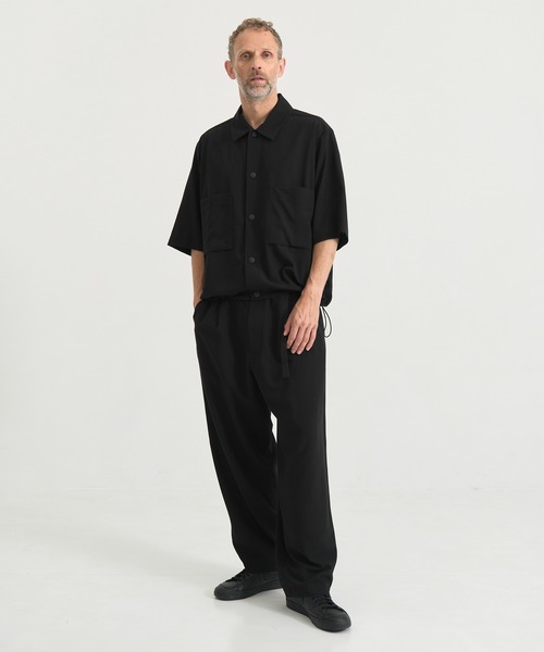 UJOH HOMME / ウジョーオム】別注Tape-Belt 1 Tuck PNT