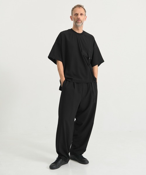 【M.sky】UJOH ウジョー　西崎 暢　ラベンダー スラックス UJOH/ウジョー】パンツ 2 Tuck Tapered PNT U754-P02-902(パンツ