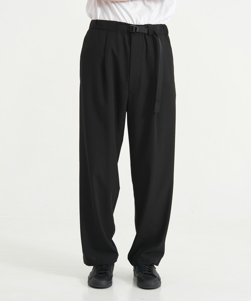 UJOH HOMME / ウジョーオム】別注Tape-Belt 1 Tuck PNT