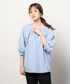 TODAYFUL◆Puffshoulder Compact Shirts/シャツ/FREE/コットン/BLU// TODAYFUL(トゥデイフル)の「Puffshoulder Compact Shirts」 - PARTE