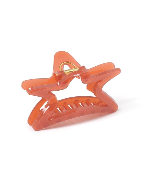 niko and...（ニコアンド）の「スターモチーフバンスクリップ（バレッタ/ヘアクリップ・レディース・ブラウン/アイボリー/グレー・0）」の3枚目の写真