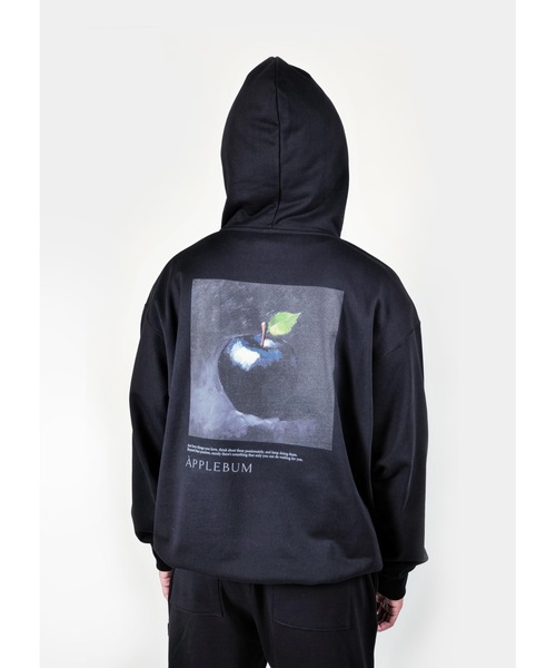 APPLEBUM \"EARTH BALL\" SWEAT PARKA アップルバム APPLEBUM アップルバム “ウエス” SWEAT PARKA - BLACK SUGAR