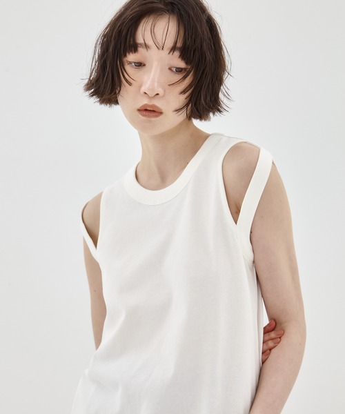 リンガータンクトップ CINOH/チノ】《STUDIOUS別注》RINGER TANK TOP/リンガータンク