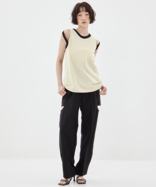 リンガータンクトップ CINOH/チノ】《STUDIOUS別注》RINGER TANK TOP/リンガータンク