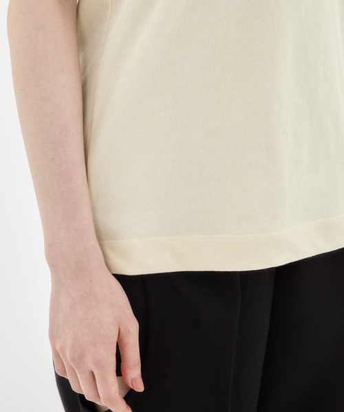 CINOH（チノ）の「【CINOH/チノ】《STUDIOUS別注》RINGER TANK TOP/リンガータンクトップ（タンクトップ・レディース・ブラック系その他/ブラック/キナリ/ホワイト・36）」の12枚目の写真