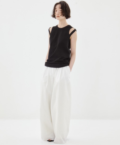 CINOH/チノ】《STUDIOUS別注》RINGER TANK TOP/リンガータンク