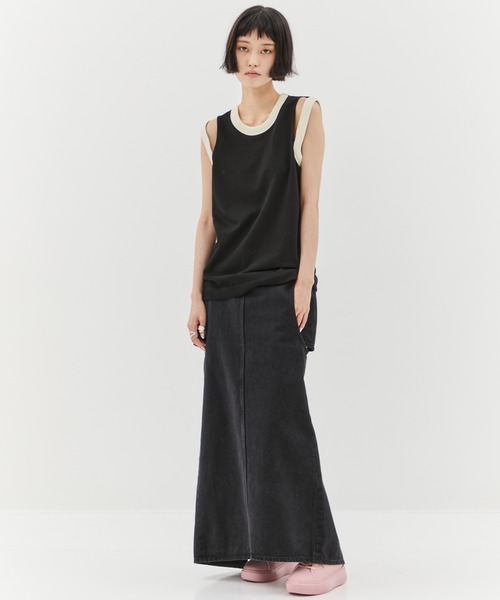 リンガータンクトップ CINOH/チノ】《STUDIOUS別注》RINGER TANK TOP/リンガータンク