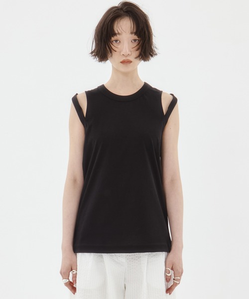 チノ CINOH タンクトップ CINOH tシャツ 「CINOH/チノ」別注 REFINA SLEEVELESS T-SHIRT