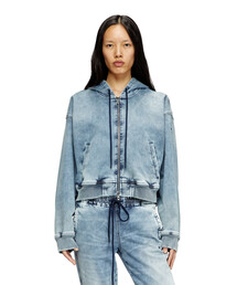 ウィメンズ ジョグ ジップアップスウェット DE-GIRI-CROP JOGG