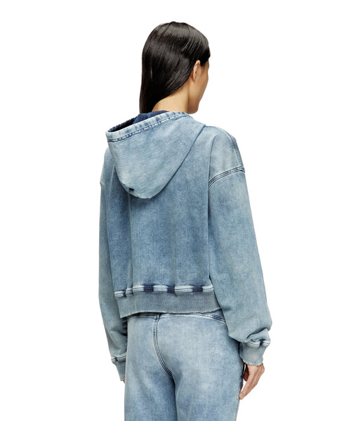 DIESEL デニムパーカー J-DAN ジップアップ ジョグ　ストレッチ 美品！DIESEL デニムパーカー J-DAN ジップアップ ジョグ