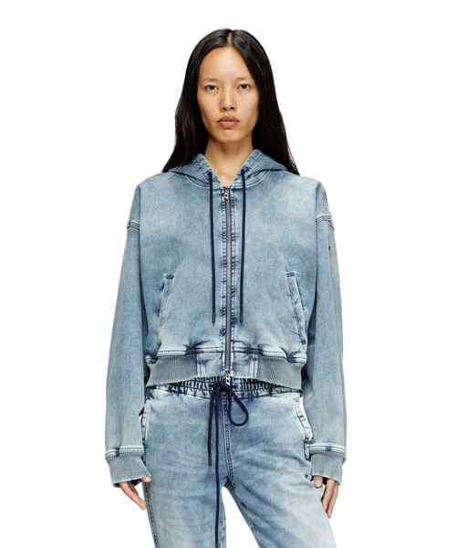 DIESEL ディーゼル レディース ジップアップ スウェット DIESEL（ディーゼル）の「レディース ジップアップ スウェット