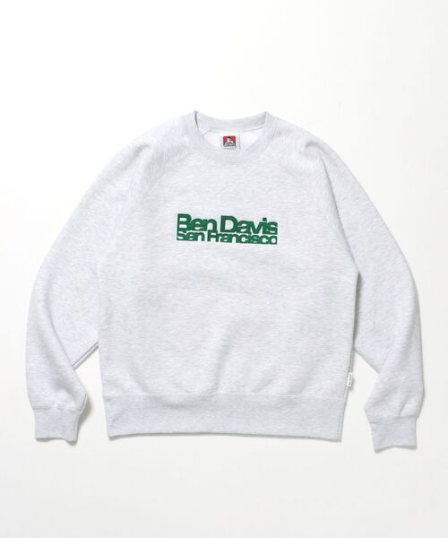 BEN DAVIS(ベンデイビス)の「【BEN DAVIS(ベンデイビス)】CENTER LOGO RAGLAN CREW (70's FIT) / スウェット ラグラン クルーネック 刺繍 裏起毛(スウェット・メンズ・バーガンディー/ブラック/アッシュグレー/ブルーグレー・X-LARGE/LARGE/MEDIUM)」の19枚目の写真