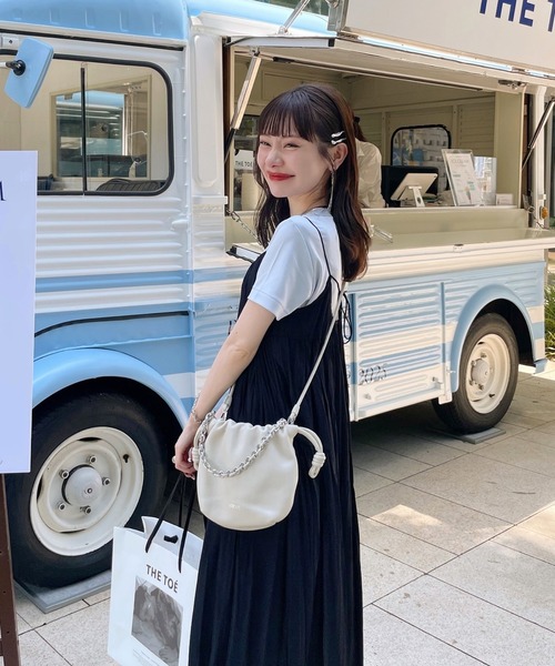 hinari（ヒナリ）の「ワッシャーティアードキャミワンピース