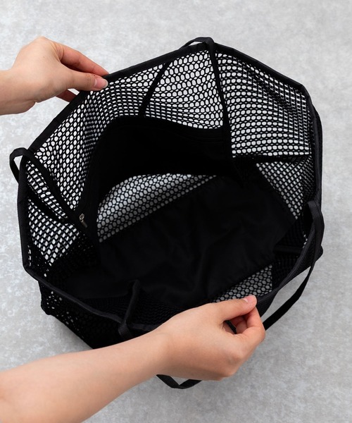 monchéri メッシュドローストリングバックパック サイズM DRAWSTRING