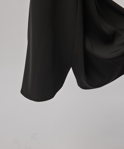 CULLNI（クルニ）の「【CULLNI/クルニ】 レイヤードカラー比翼シャツ（シャツ/ブラウス・メンズ・ブラック/ブラウン/ダークグレー・1/2）」の7枚目の写真