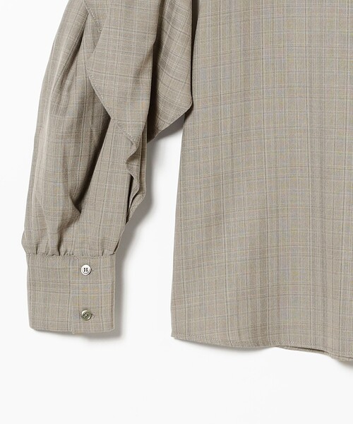 Ray BEAMS（レイビームス）の「RBS / バンドカラーケープ ブラウス（シャツ/ブラウス・レディース・ホワイト/ライトグレー・ONE SIZE）」の14枚目の写真