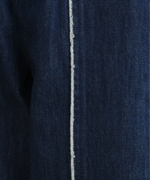 ZOZOMARKET（ゾゾマーケット）の「ZOZOMARKET by Aimeri-フロントフリンジワイドデニム（デニムパンツ・レディース・インディゴブルー・マルチサイズ）」の10枚目の写真