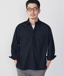 JUN OKAMOTO プルオーバープリーツブラウス　メンズM BRICK & SONS（ブリックアンドサンズ）の「オーバーサイズ