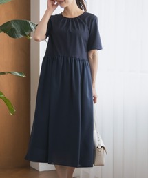 【新作5/8発売】ご自宅でお洗濯可能/UVカット/ストレッチ/接触冷感【SONO/ソーノ】ｴｯｾﾝｼｬﾙｺｯﾄﾝTeeﾜﾝﾋﾟｰｽ