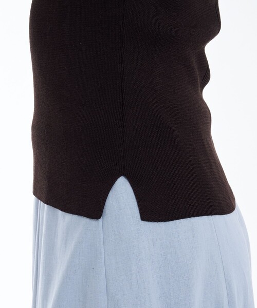 PUBLIC TOKYO(パブリックトウキョウ)の「ハイゲージニットタンク(タンクトップ・レディース・オレンジ/ブラウン/ブルー・FREE)」の13枚目の写真