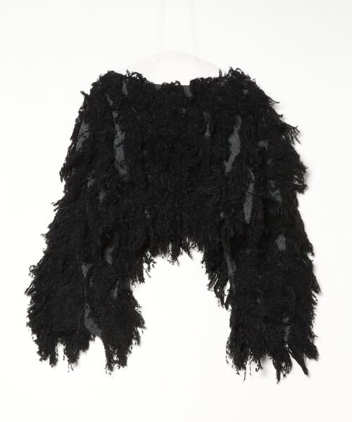 PRANK PROJECT(プランクプロジェクト)の「フラッフィーニットカーディガン / Fluffy Knit Cardigan(カーディガン/ボレロ・レディース・ホワイト/レッド/ブラック・FREE)」の18枚目の写真