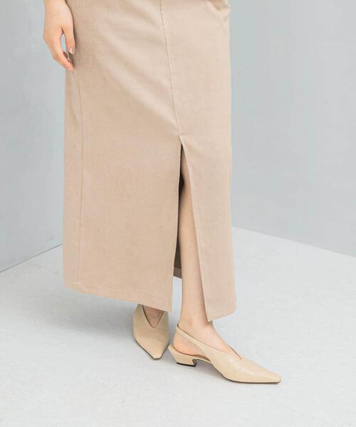 URBAN RESEARCH ROSSO WOMEN（アーバンリサーチ　ロッソ）の「ピーチタッチストレートスカート（スカート・レディース・ライトベージュ/オフホワイト・36/38）」の12枚目の写真