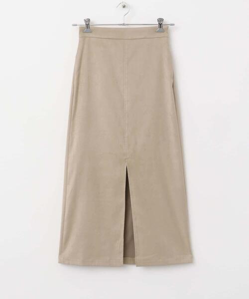 URBAN RESEARCH ROSSO WOMEN（アーバンリサーチ　ロッソ）の「ピーチタッチストレートスカート（スカート・レディース・ライトベージュ/オフホワイト・36/38）」の13枚目の写真