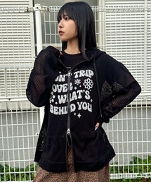 A'gem | A'GEM/9 × .kom 『A'gem/エージェム』メッシュニットカーディガン(カーディガン/ボレロ)