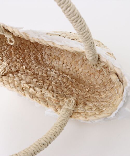 apres jour(アプレジュール)の「【apres jour×ARIAZ】フリルリボンバスケット(かごバッグ・レディース・アイボリー・FREE)」の6枚目の写真