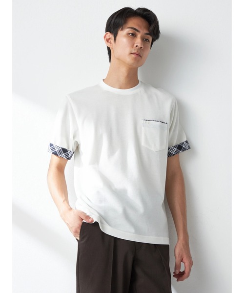 McGREGOR(マックレガー)の「【接触冷感】鹿の子Tシャツ(Tシャツ/カットソー・メンズ・ネイビー/ブルー/アイボリー・M/L)」の4枚目の写真