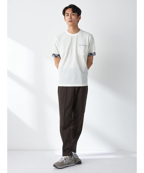 McGREGOR(マックレガー)の「【接触冷感】鹿の子Tシャツ(Tシャツ/カットソー・メンズ・ネイビー/ブルー/アイボリー・M/L)」の7枚目の写真