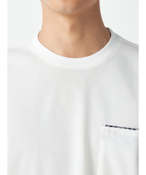 McGREGOR(マックレガー)の「【接触冷感】鹿の子Tシャツ(Tシャツ/カットソー・メンズ・ネイビー/ブルー/アイボリー・M/L)」の8枚目の写真