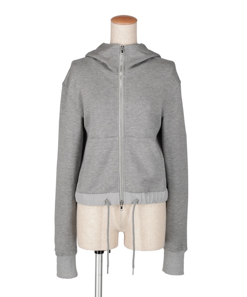 KONVINI(コンビニ)の「【Chillity】フリルジップパーカー/Frilled Zip-Up Hoodie(パーカー・レディース・ブラック/グレー・FREE)」の9枚目の写真