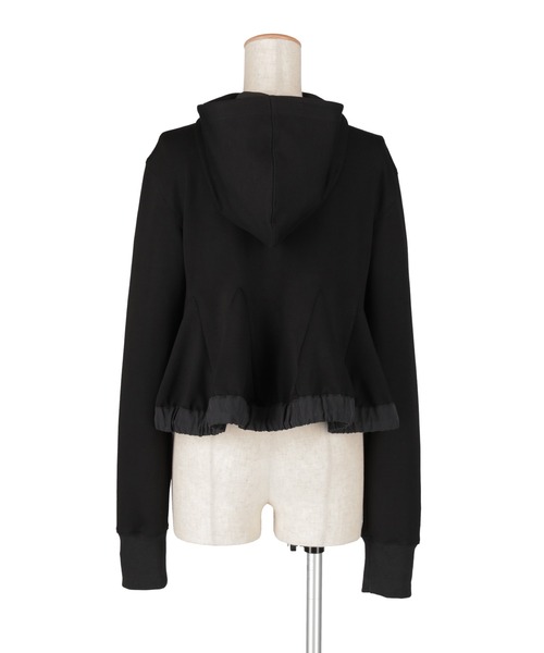 KONVINI(コンビニ)の「【Chillity】フリルジップパーカー/Frilled Zip-Up Hoodie(パーカー・レディース・ブラック/グレー・FREE)」の11枚目の写真