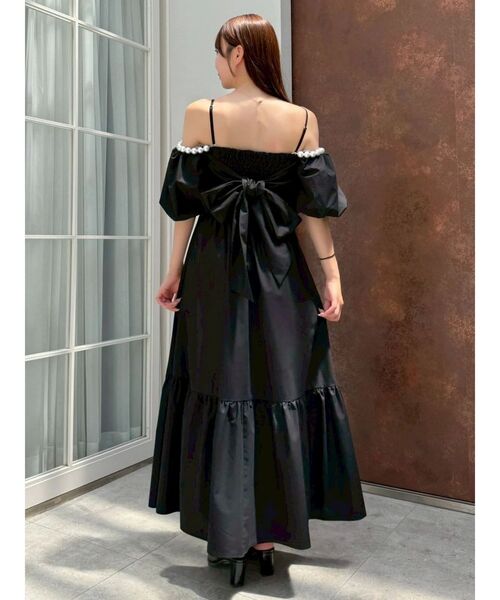 dazzlin(ダズリン)の「【吉田朱里】パール2wayボリュームワンピース(ワンピース・レディース・アイボリー/ブラック/ベージュ・SMALL/MEDIUM)」の19枚目の写真