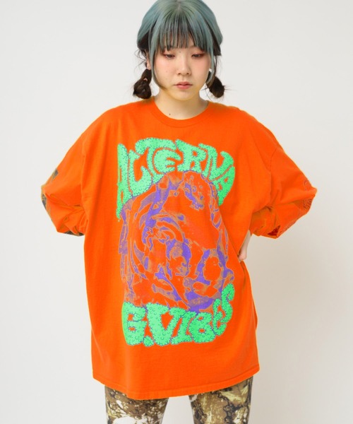 tシャツ M2518 スパイラルスクリームプリントロンT レディース 9月中旬納期】M2518 スパイラルスクリームプリントロンT(M