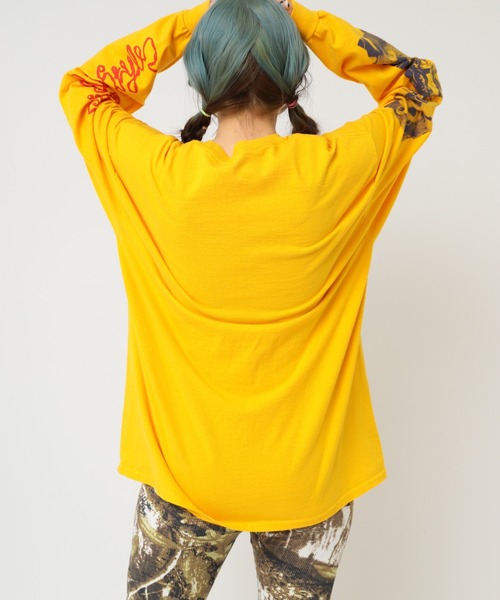 tシャツ M2518 スパイラルスクリームプリントロンT レディース 9月中旬納期】M2518 スパイラルスクリームプリントロンT(M