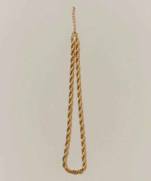 Su1.（スイ）の「【Su1.】【金属アレルギー対応】【ステンレス】ツイストチェーンネックレス（ネックレス・レディース・シルバー/ゴールド・FREE）」の10枚目の写真