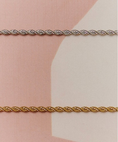 Su1.（スイ）の「【Su1.】【金属アレルギー対応】【ステンレス】ツイストチェーンネックレス（ネックレス・レディース・シルバー/ゴールド・FREE）」の11枚目の写真