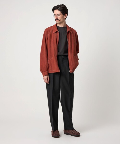 Steven Alan＞ ウール オックスフォード アウト ワンプリーツ