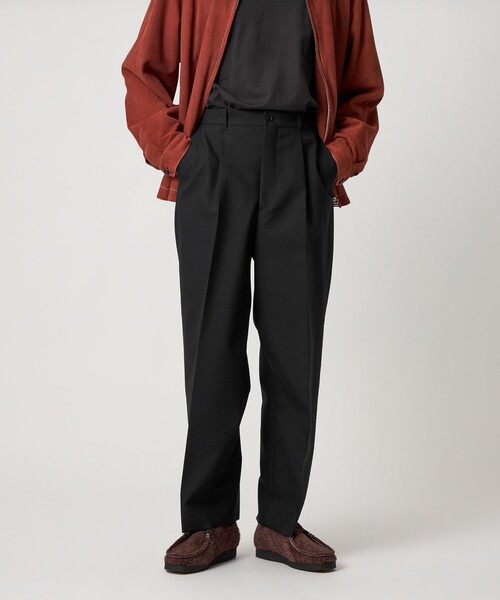 Steven Alan＞ ウール オックスフォード アウト ワンプリーツ