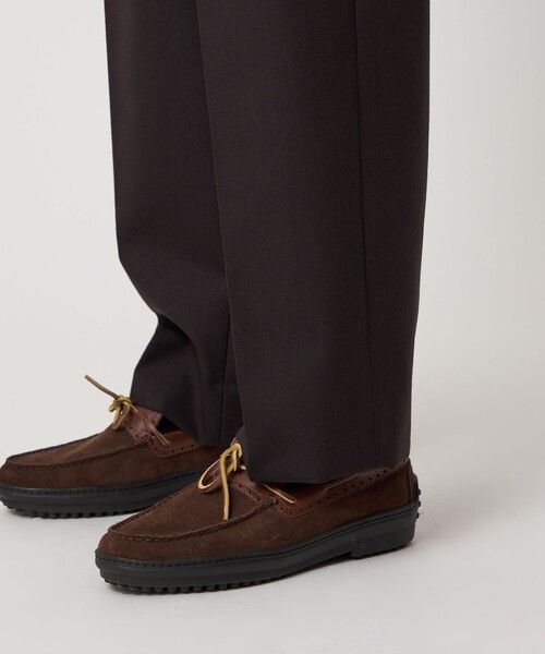 Steven Alan＞ ウール オックスフォード アウト ワンプリーツ