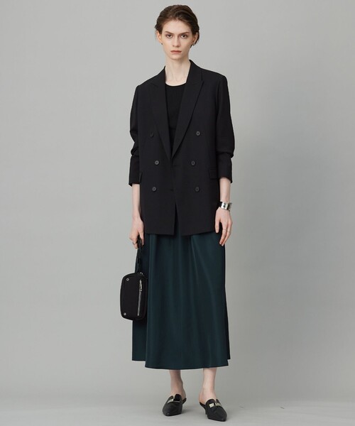 ウール2WAYストレッチ ダブルブレストジャケット（テーラード